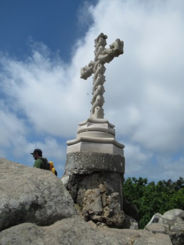 Sintra, Kruis op hoogste punt in Pena paleistuin